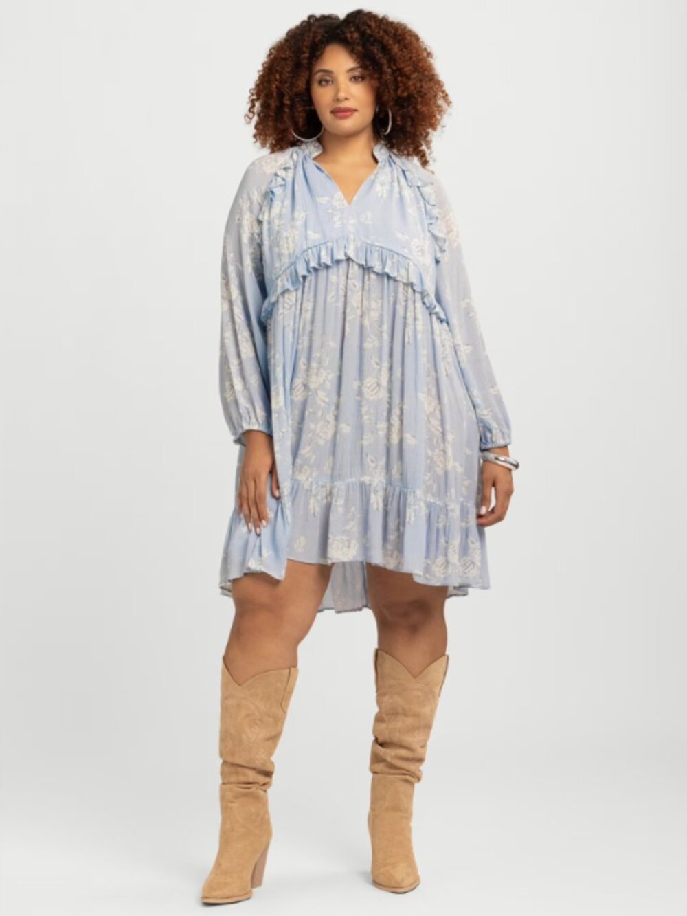 Jessica Simpson Ruffled Mini Dress